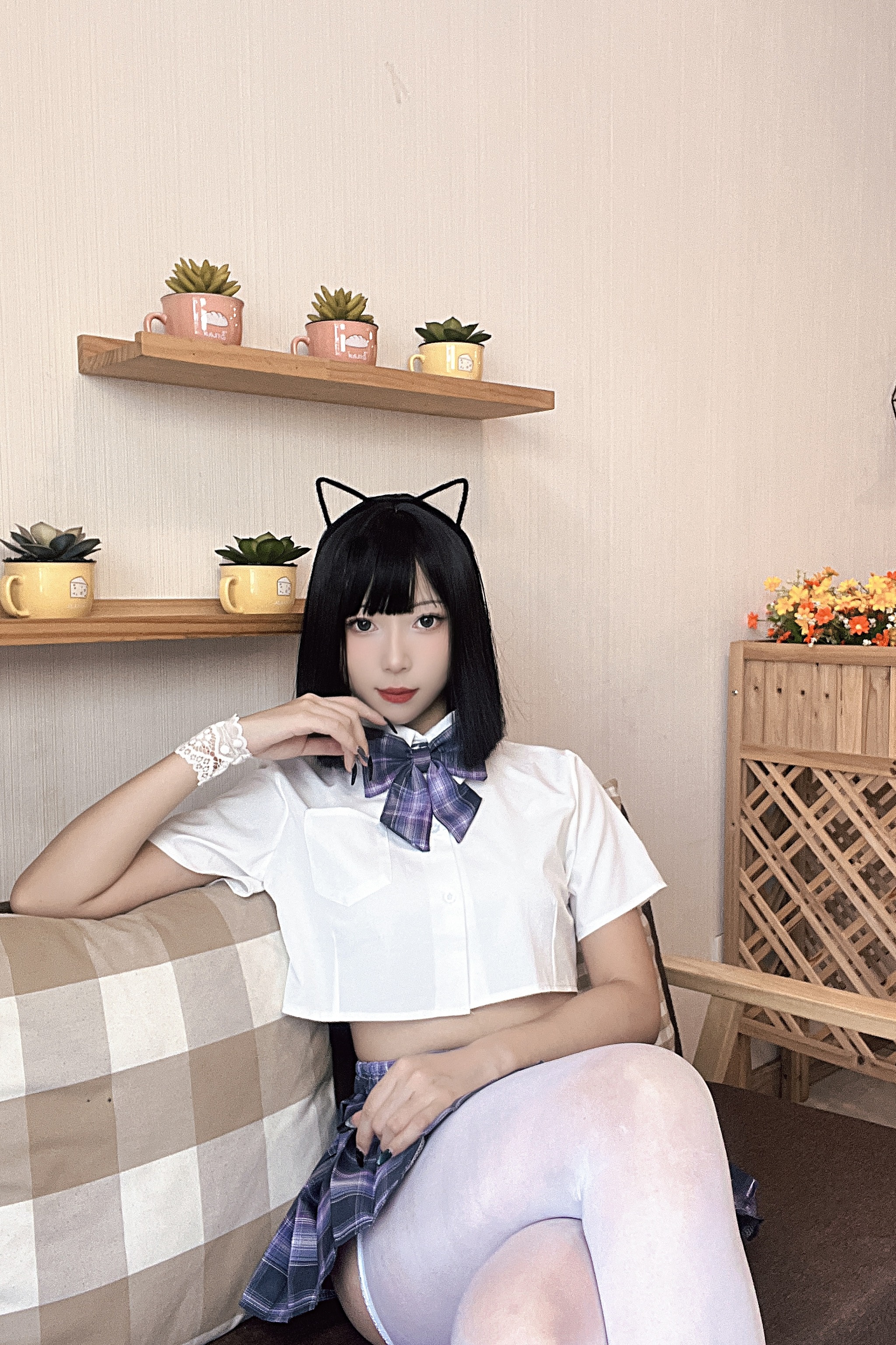 Money冷冷 - NO.045 JK喵酱 [74P2V]-XikXak